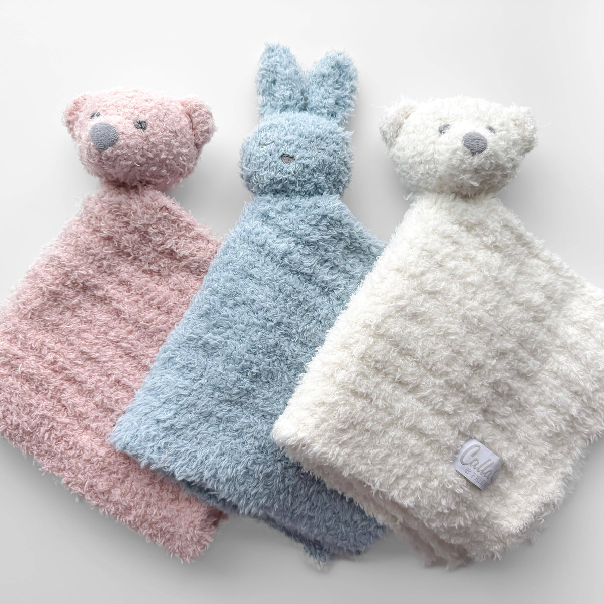 Little Snuggles Lovey - Bear: Petal Pink