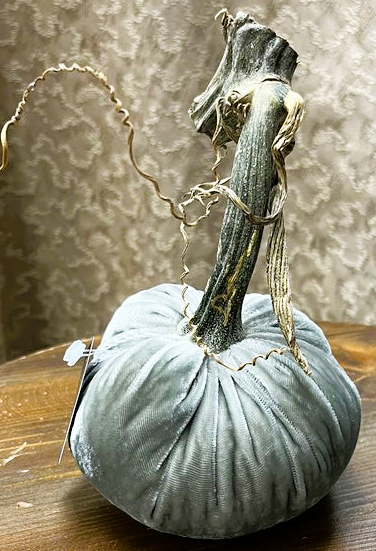 Hot Skwash 4" Silk Velvet Pumpkin- Spa