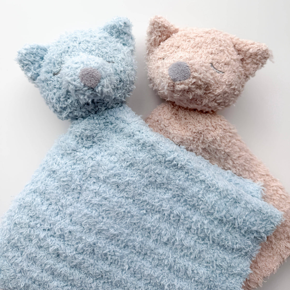 Little Snuggles Lovey - Fox: Powder Blue