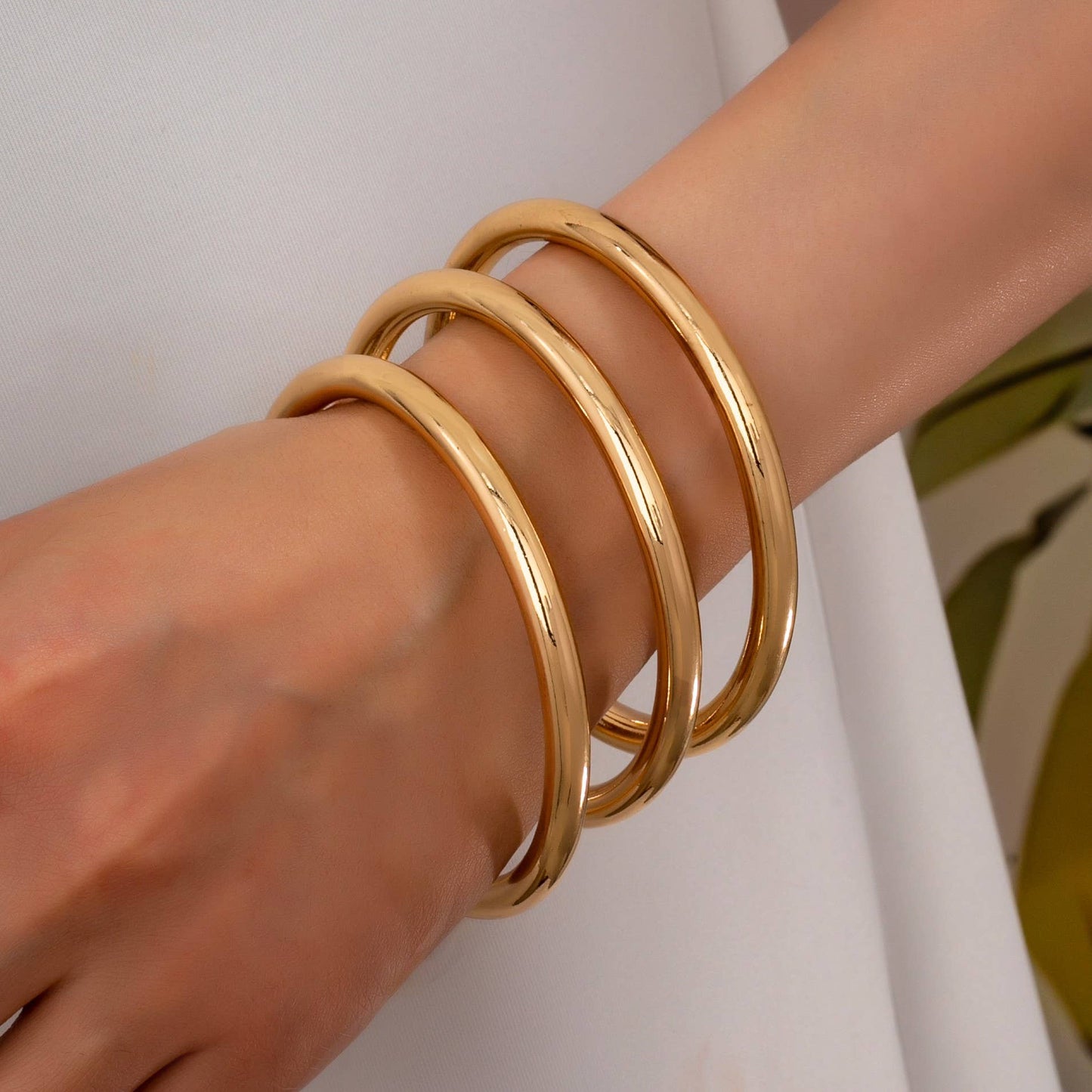 Triple Tube Bangles
