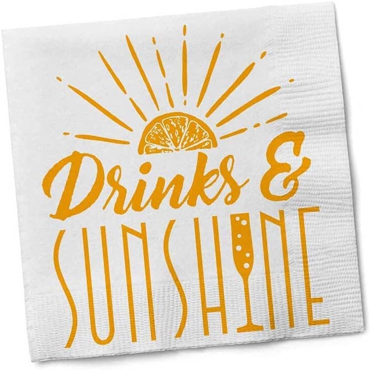 Funny Cocktail Napkins | Summer Humor | Beach Gift