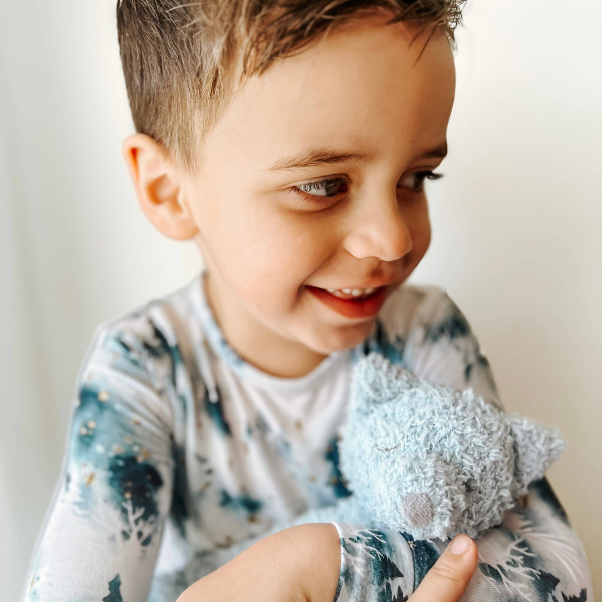 Little Snuggles Lovey - Fox: Powder Blue