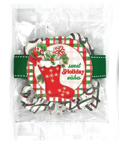 Christmas Yogurt Covered Pretzels- 2oz