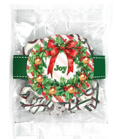 Christmas Yogurt Covered Pretzels- 2oz