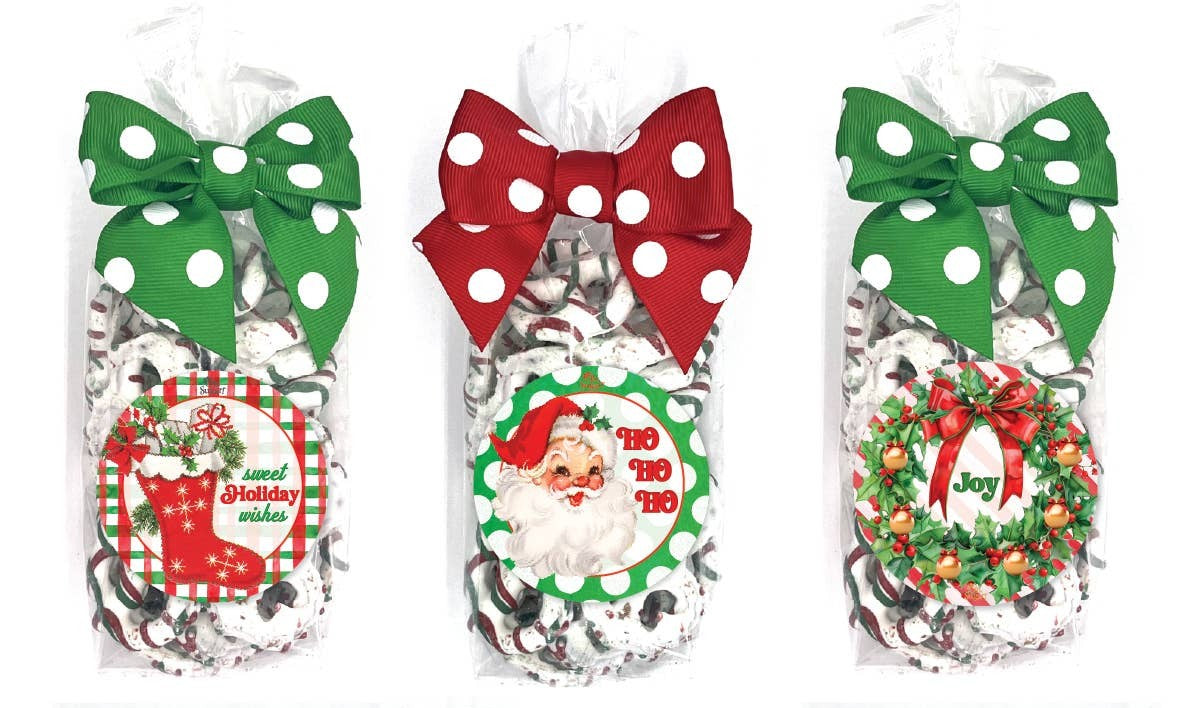 Christmas Yogurt Covered Pretzels- 4oz