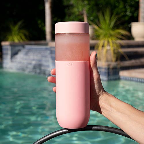 FREEZE™ Bottle Insulated w/ Active Cooling Gel - Blush