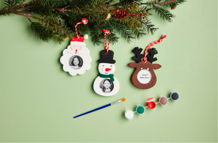 Paint-Me Photo Ornament Set