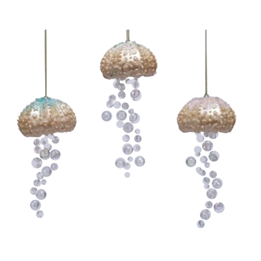 Iridescent Jelly Fish Ornaments