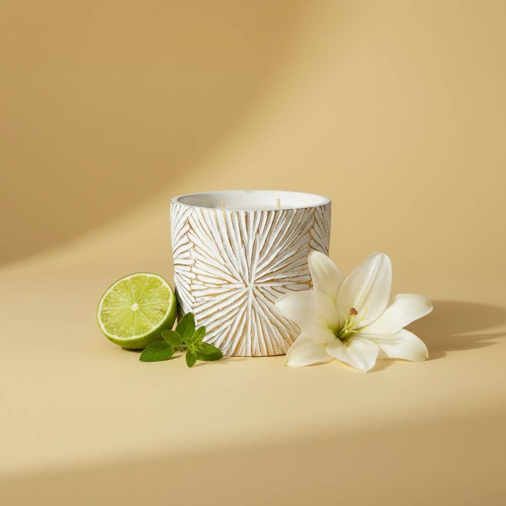 20 oz Sky Burst Candle: Zydeco Amber