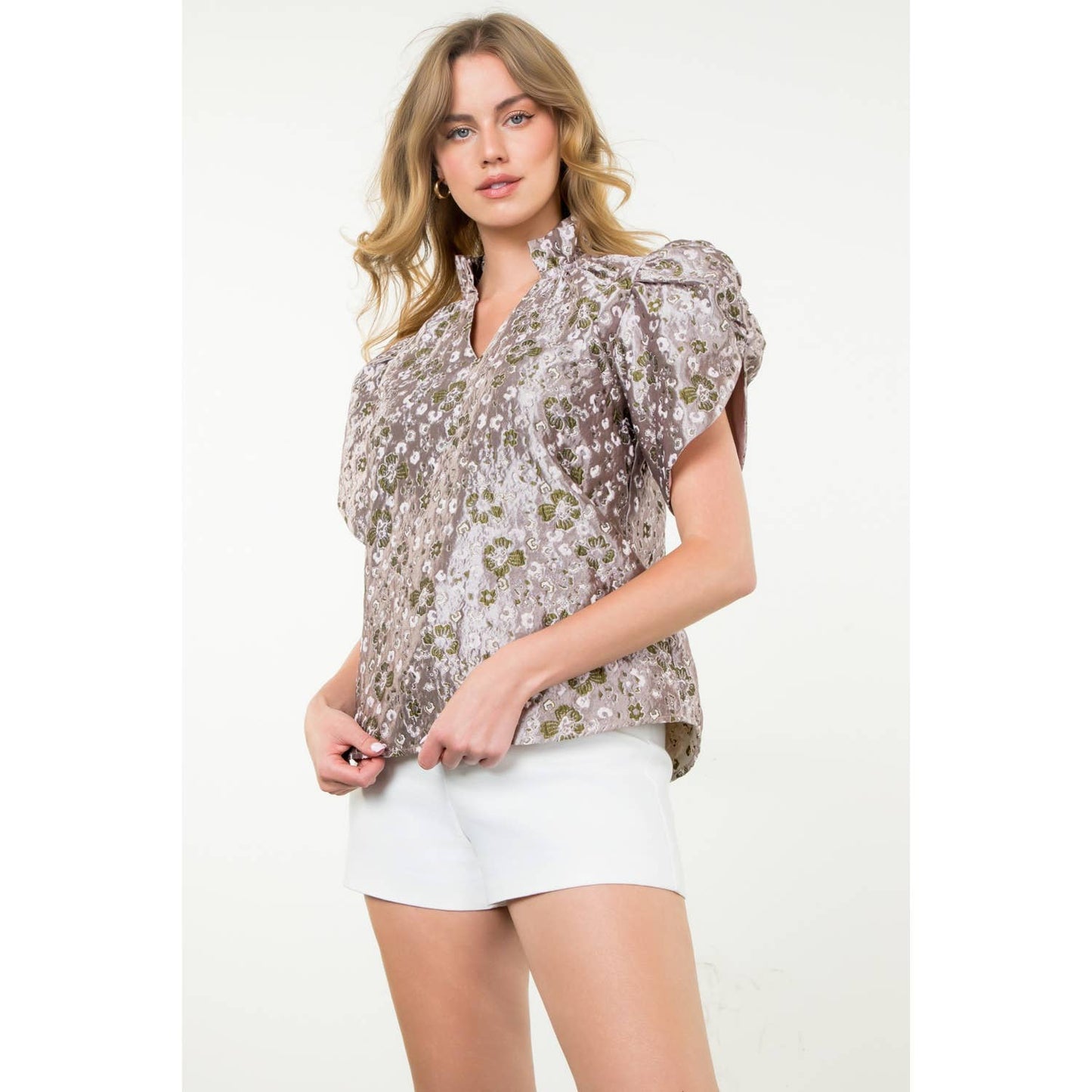Solene Textured Romance Top