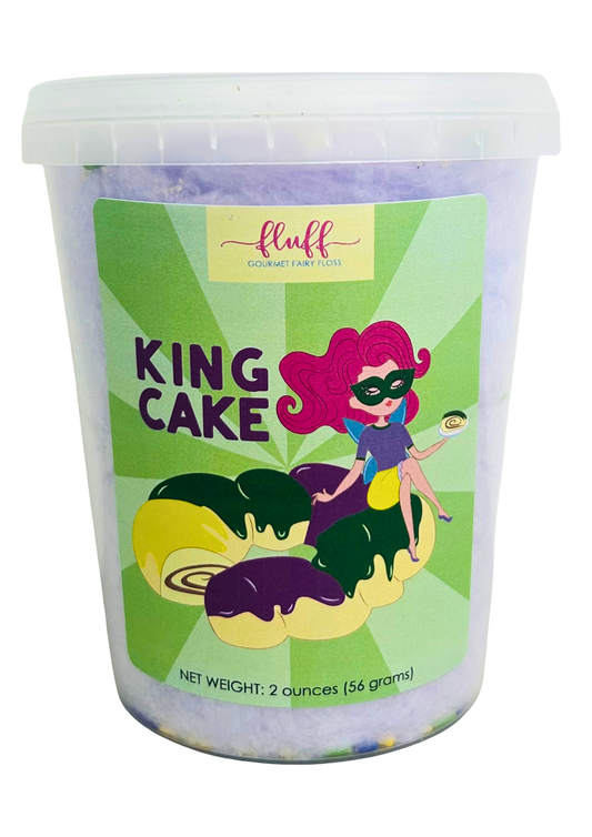 "King Cake" Cotton Candy