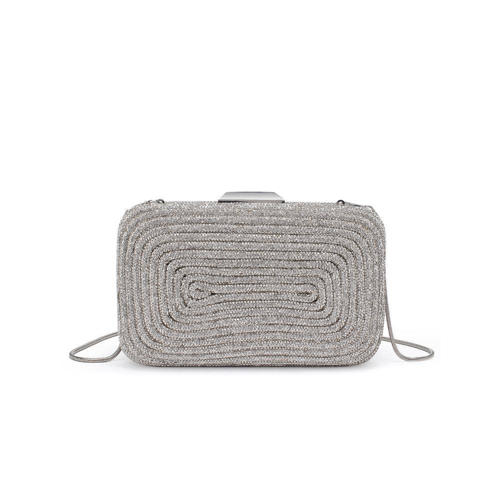 Shireen Silver Evening Bag