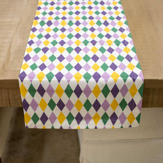 Mardi Gras Harlequin Runner - 13x90