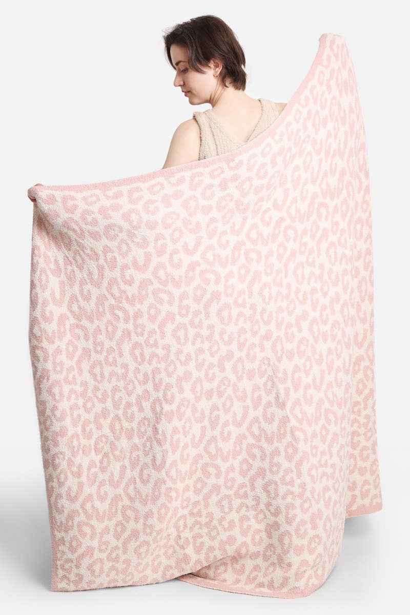 Leopard Print Comfort Throw Blanket