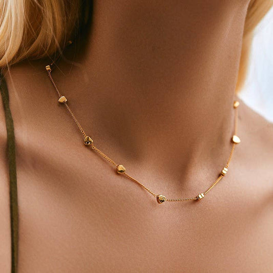 Heather Heart Necklace