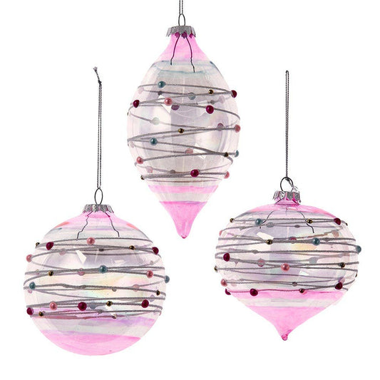 Bubblegum Ornament- BALL, FINIAL, ONION