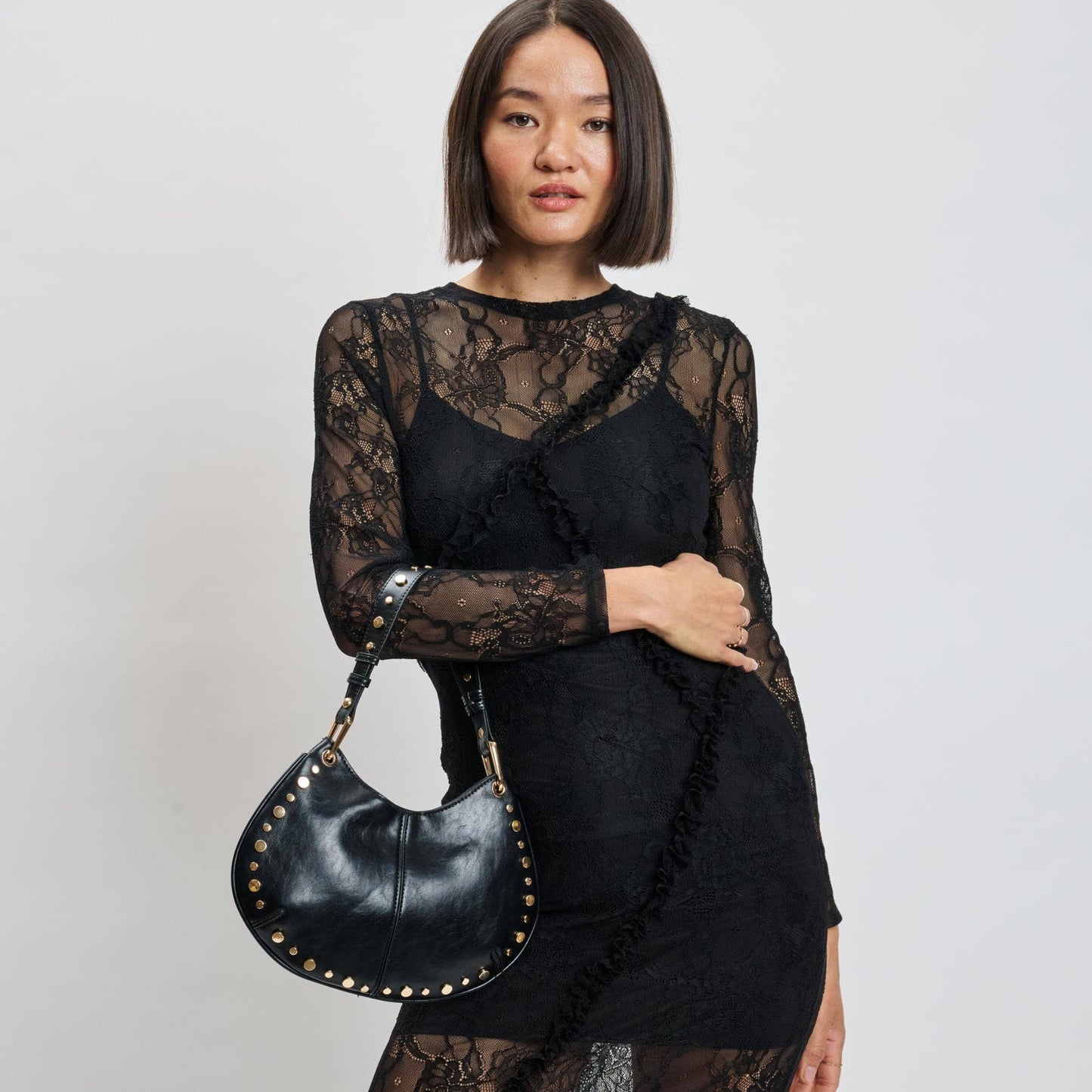 Nova Crossbody Handbag: Black