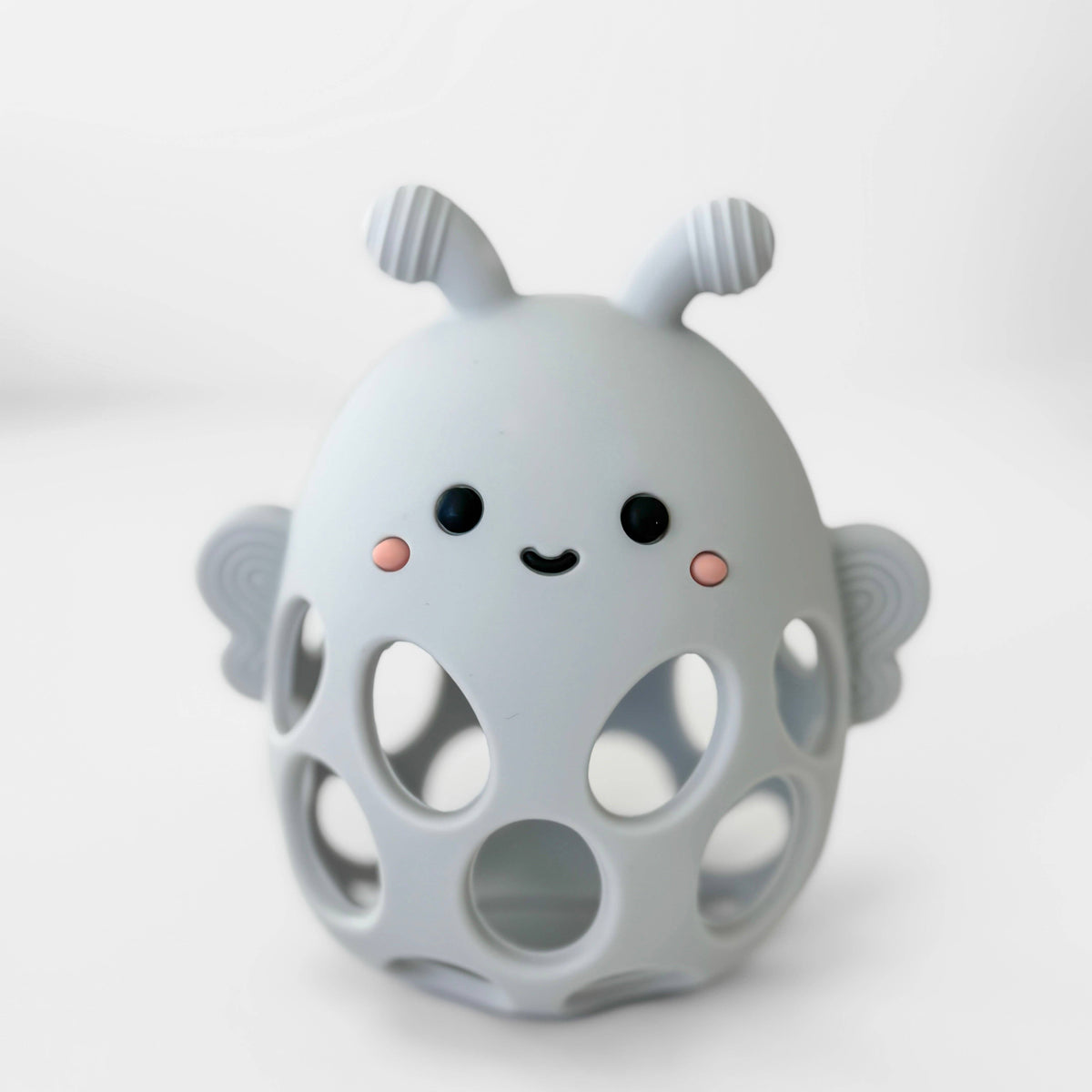 Garden Party Collection - Honey Bee Teether: Light Sage