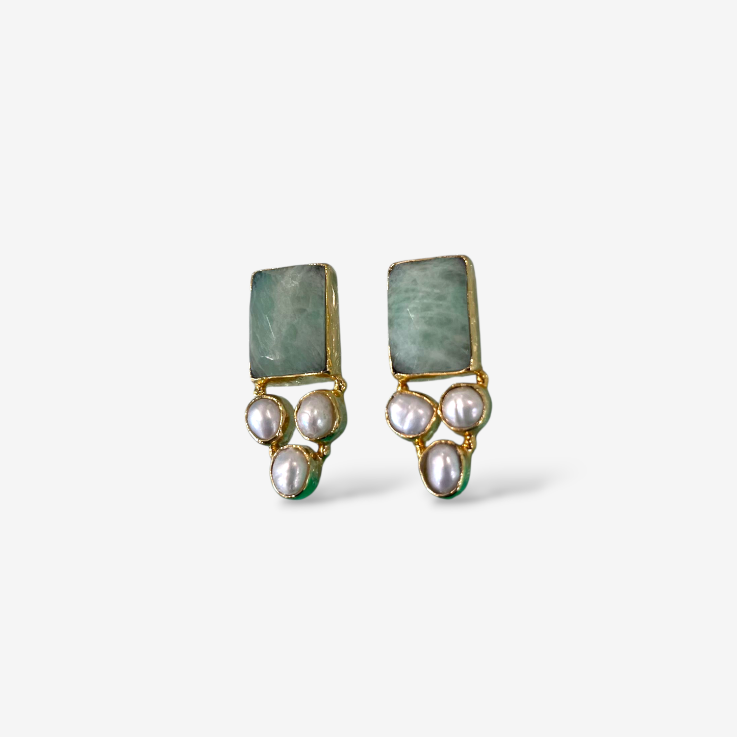 Venus Vibe Earrings: Amazonite