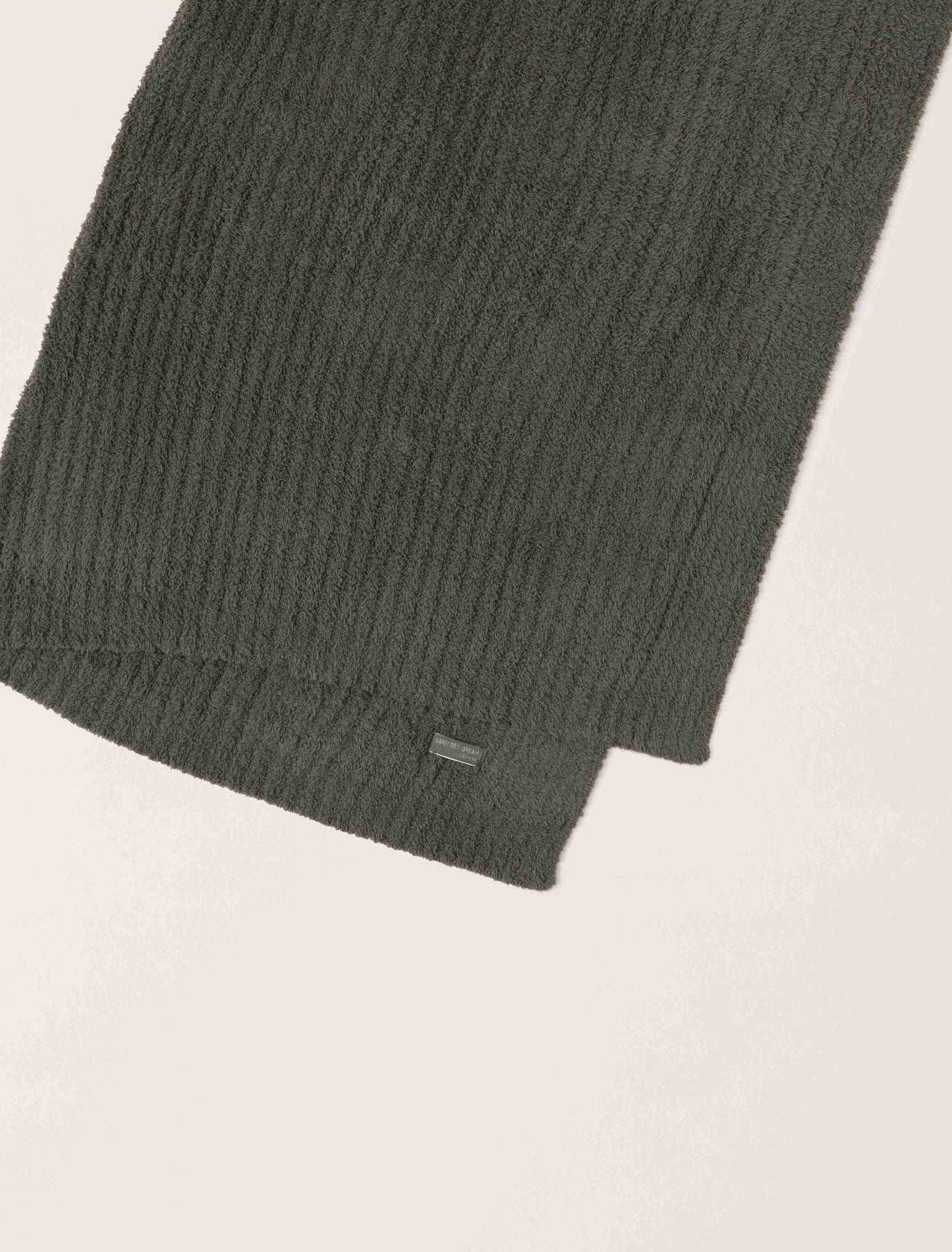 Barefoot Dreams CozyChic Ribbed Throw Blanket - Olive Branch