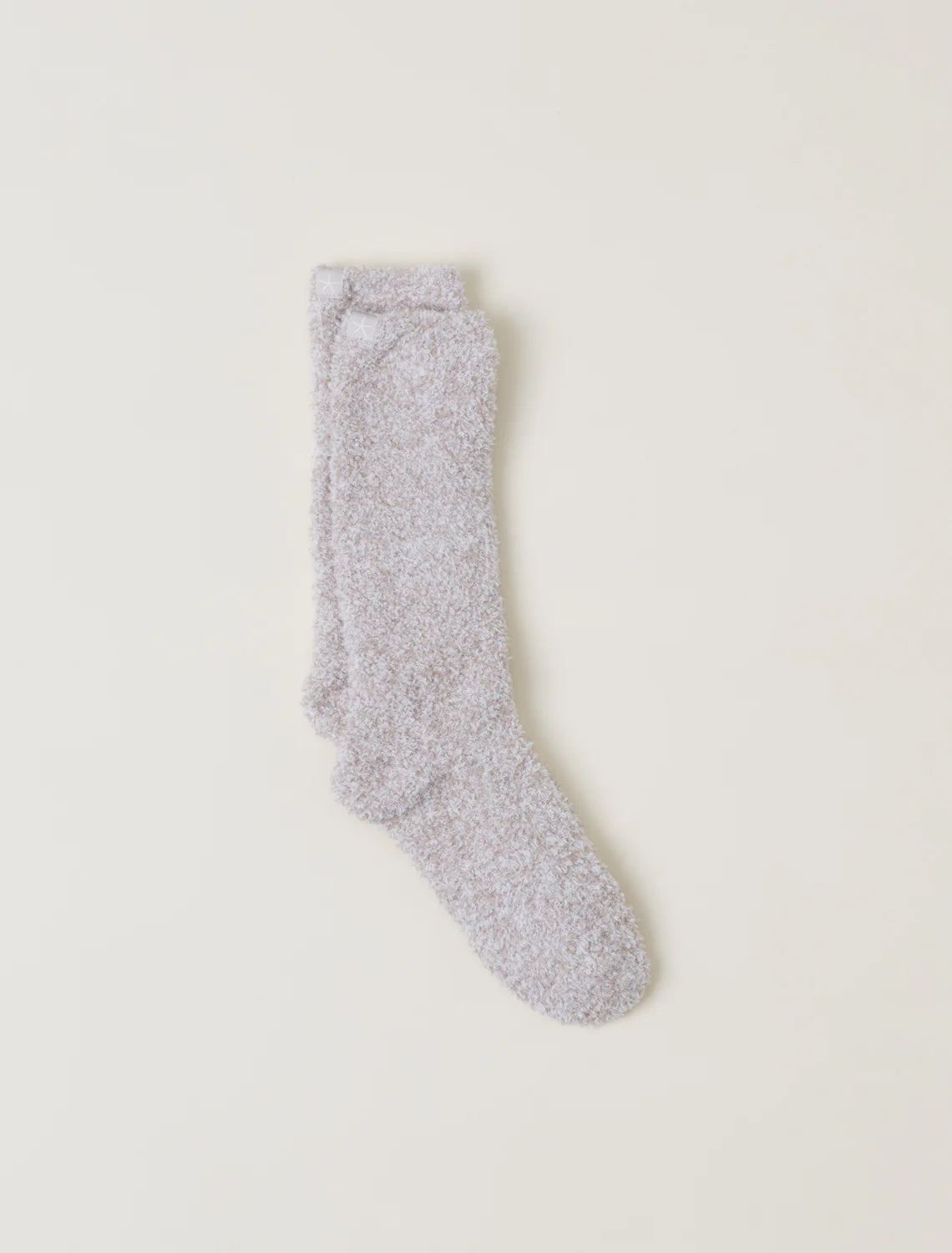Barefoot Dreams Heathered Socks In Stone White