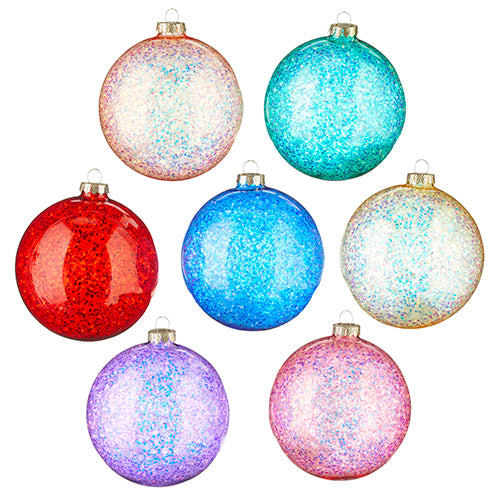 Glittered Ball Ornament