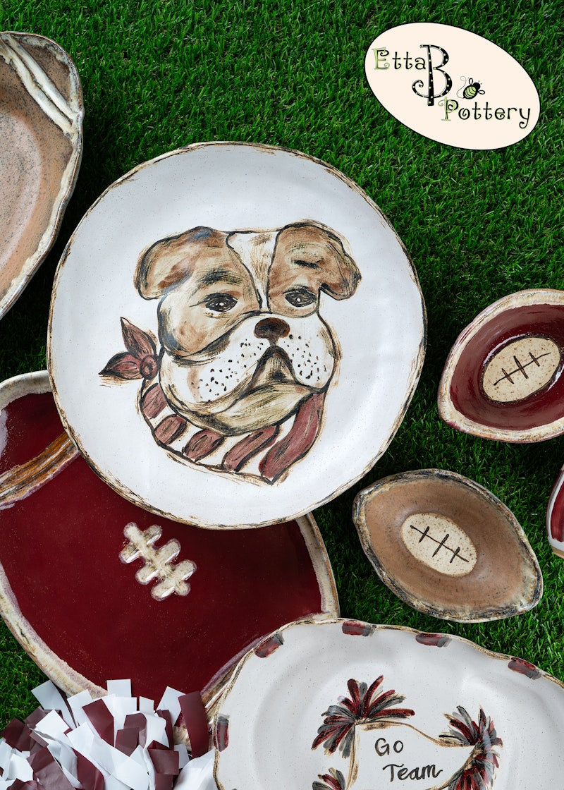 EB Team Spirit Bulldog Platter