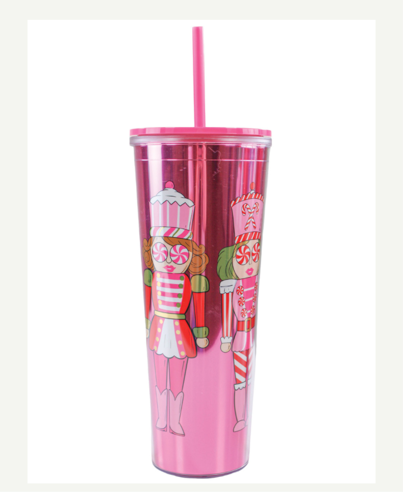 Pink Nutcracker Tumbler (26oz)