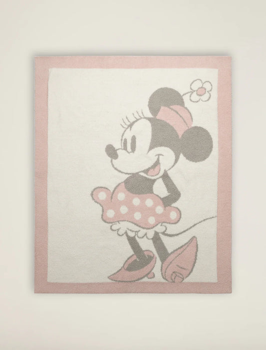Barefoot Dreams Vintage Minnie Mouse Baby Blanket