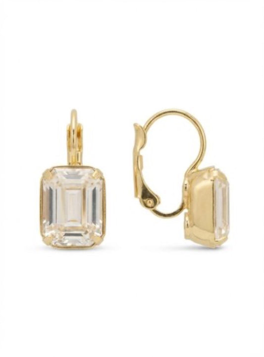 Octavia Dangle Earrings-Crystal