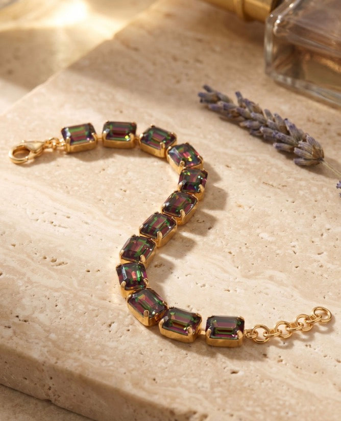 Octavia Repeating Tennis Bracelet-Volcano