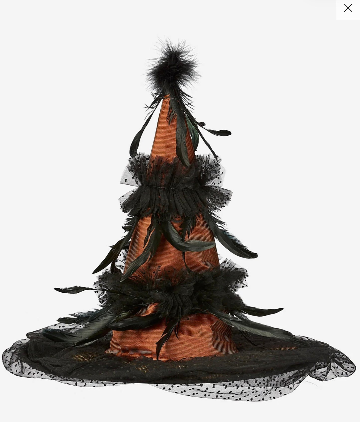 Wicked Feather Witch Hat