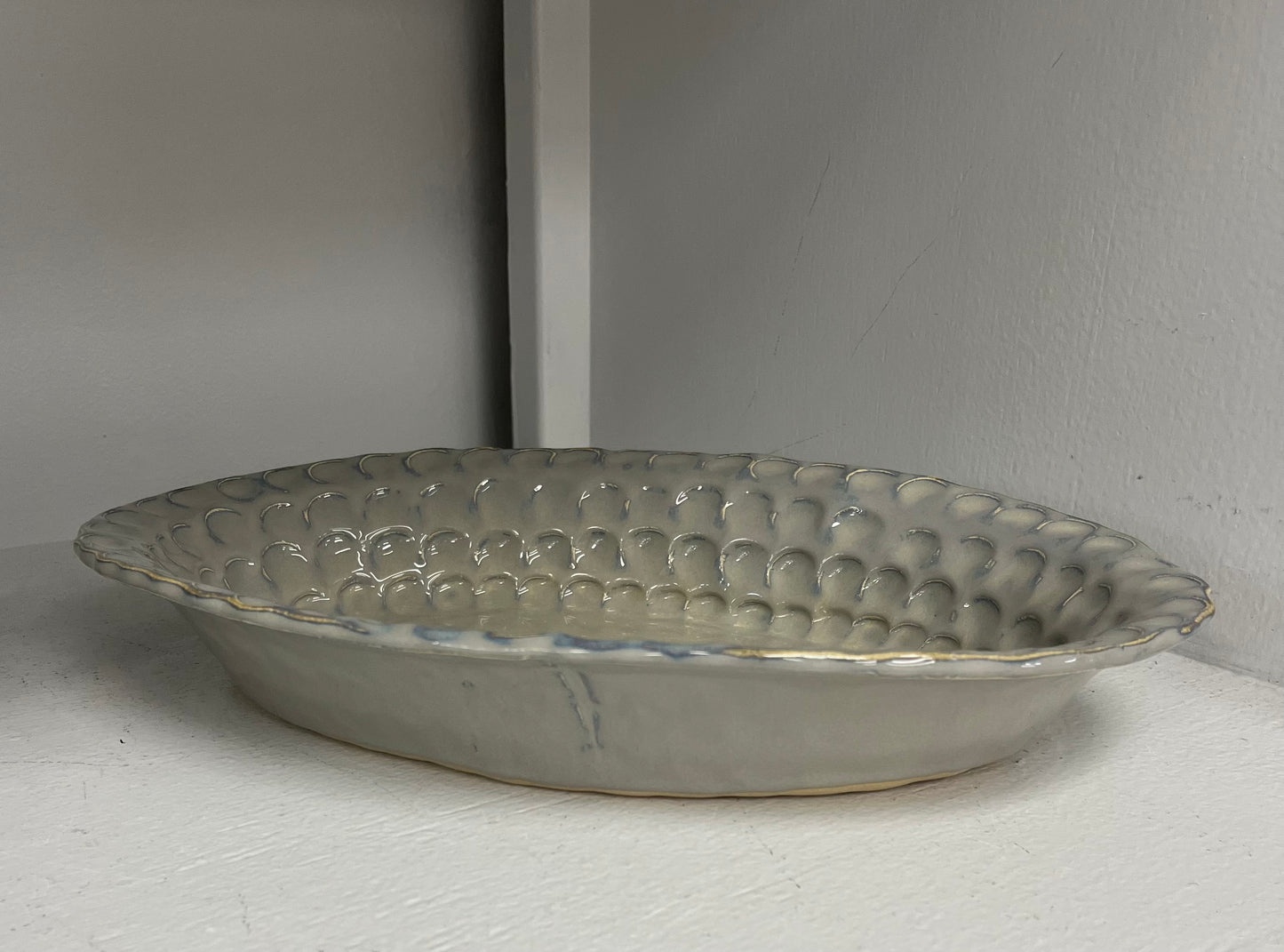 FP Large Oval Bowl in Morning Mist