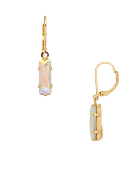 Bindi Dangle Earrings-Crystal Aurora Borealis