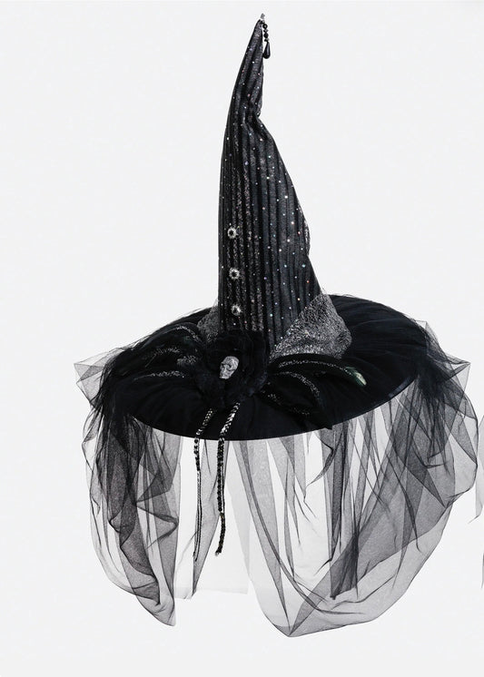Velvet Noir Witch Hat