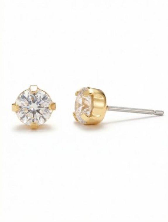 Jayda Stud Earrings-Crystal