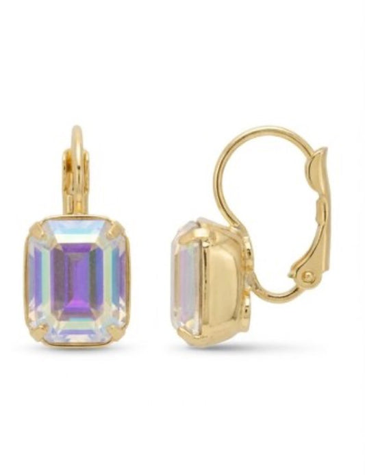 Octavia Dangle Earrings-Aurora Borealis