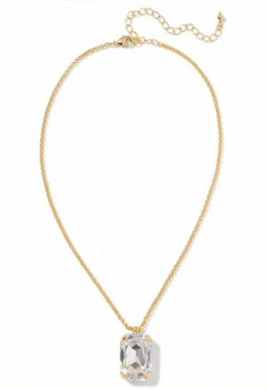 Viretta Pendant Necklace-Crystal