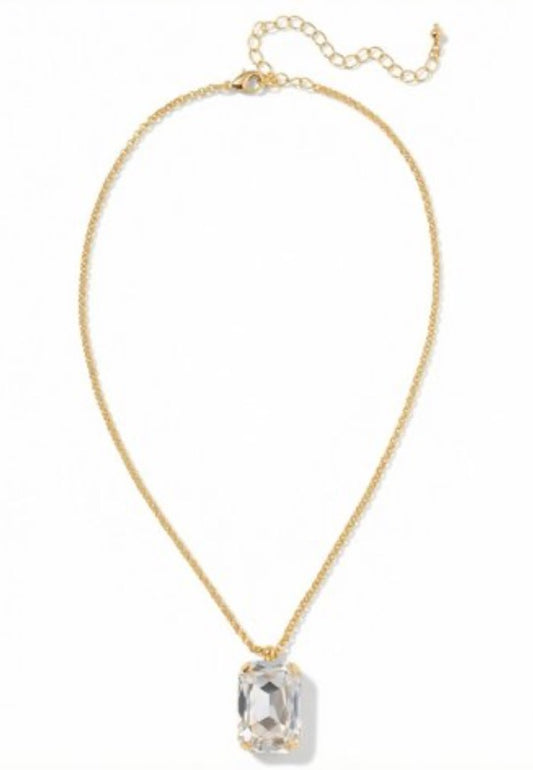 Viretta Pendant Necklace-Crystal