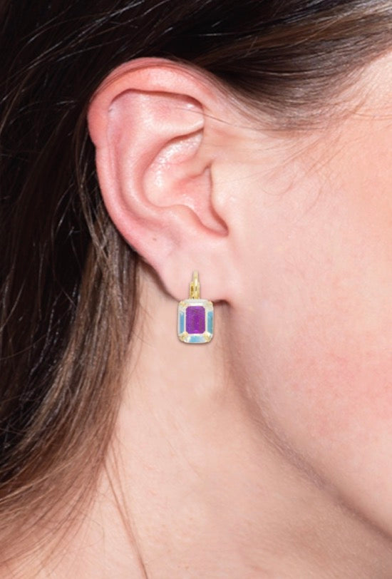 Octavia Dangle Earrings-Aurora Borealis