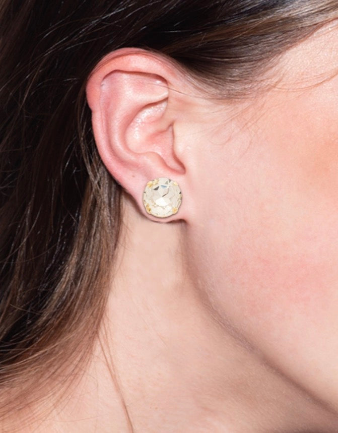 Kelly Stud Earrings-Crystal