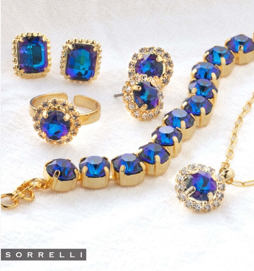 Sienna Tennis Bracelet-Royal Blue Delite
