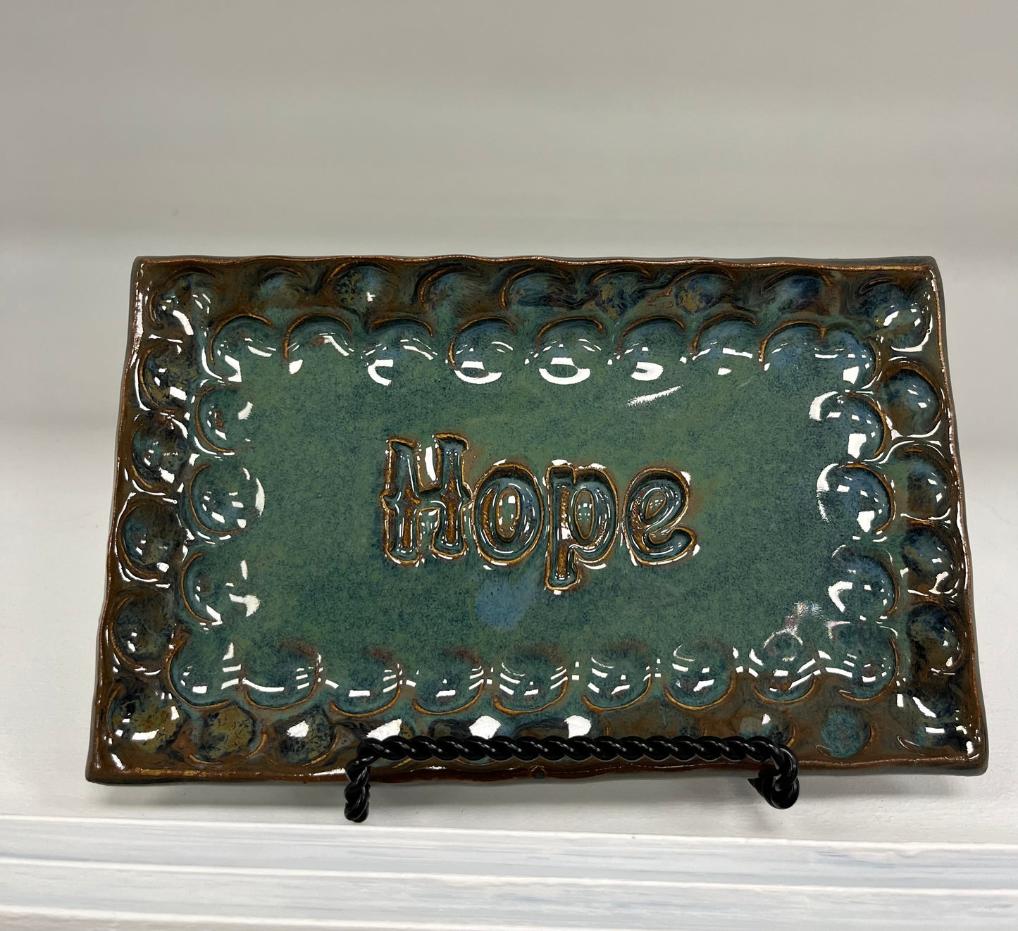 FP Rectangular "Hope" Dish in Kiwi