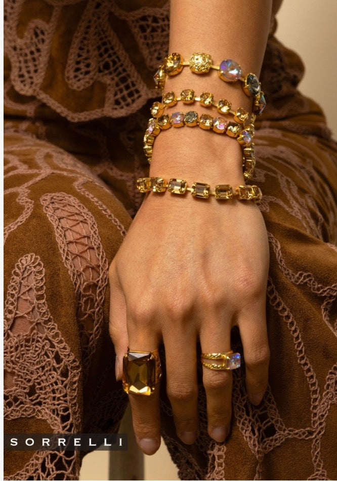 Octavia Repeating Tennis Bracelet-Light Colorado