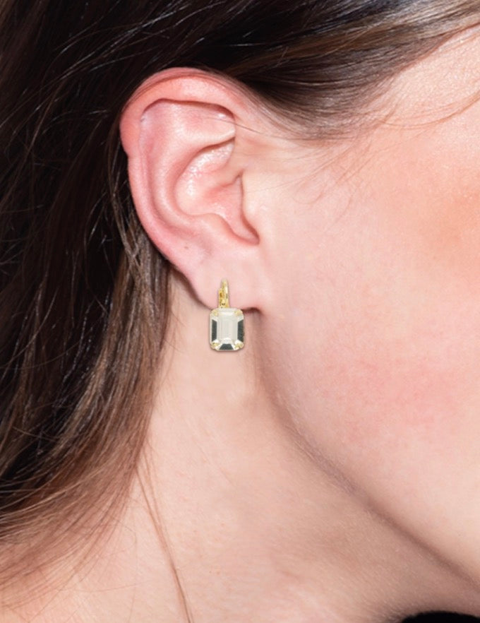 Octavia Dangle Earrings-Crystal