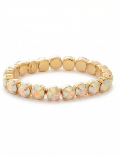 7 inch Sienna Stretch Bracelet-Aurora Borealis
