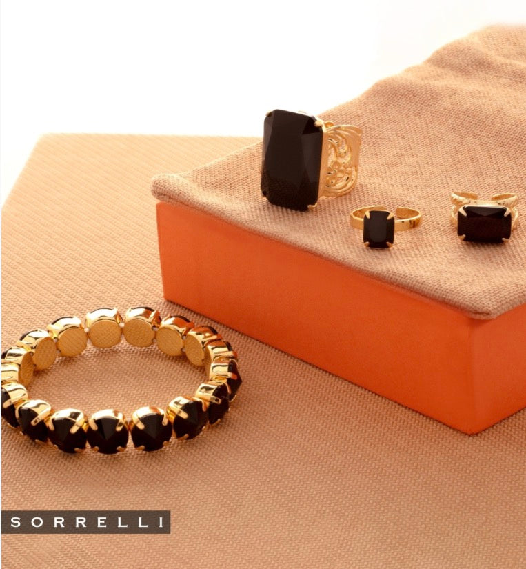Emerald Cocktail Ring-Jet