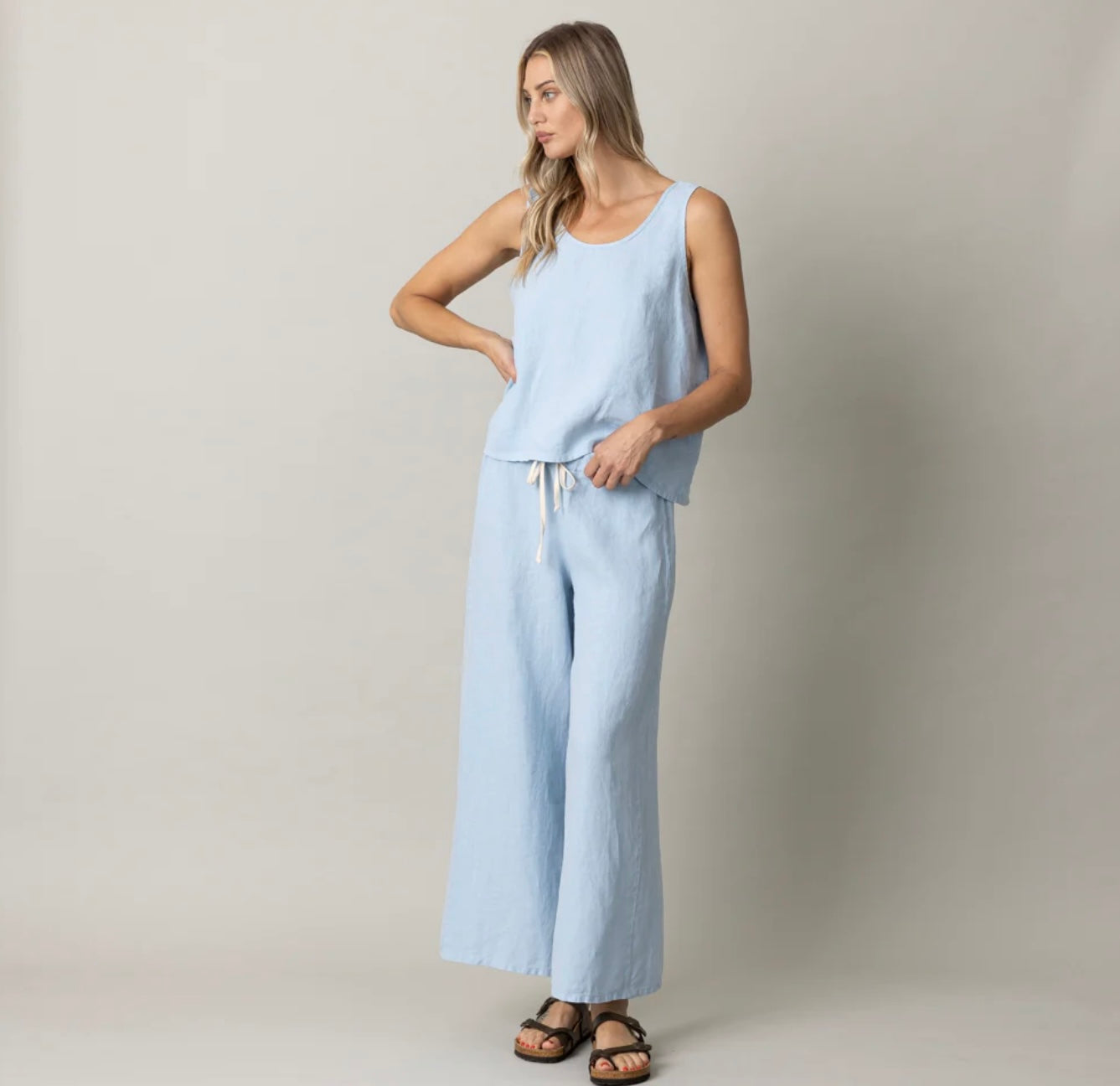 PJ Harlow Bo Linen Tank