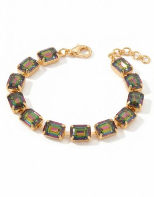 Octavia Repeating Tennis Bracelet-Volcano