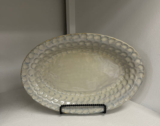 FP Large Oval Bowl in Morning Mist